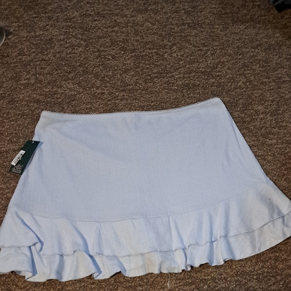 Wild Fable Light Blue Ruffle Mini Skirt - Picture 5 of 5